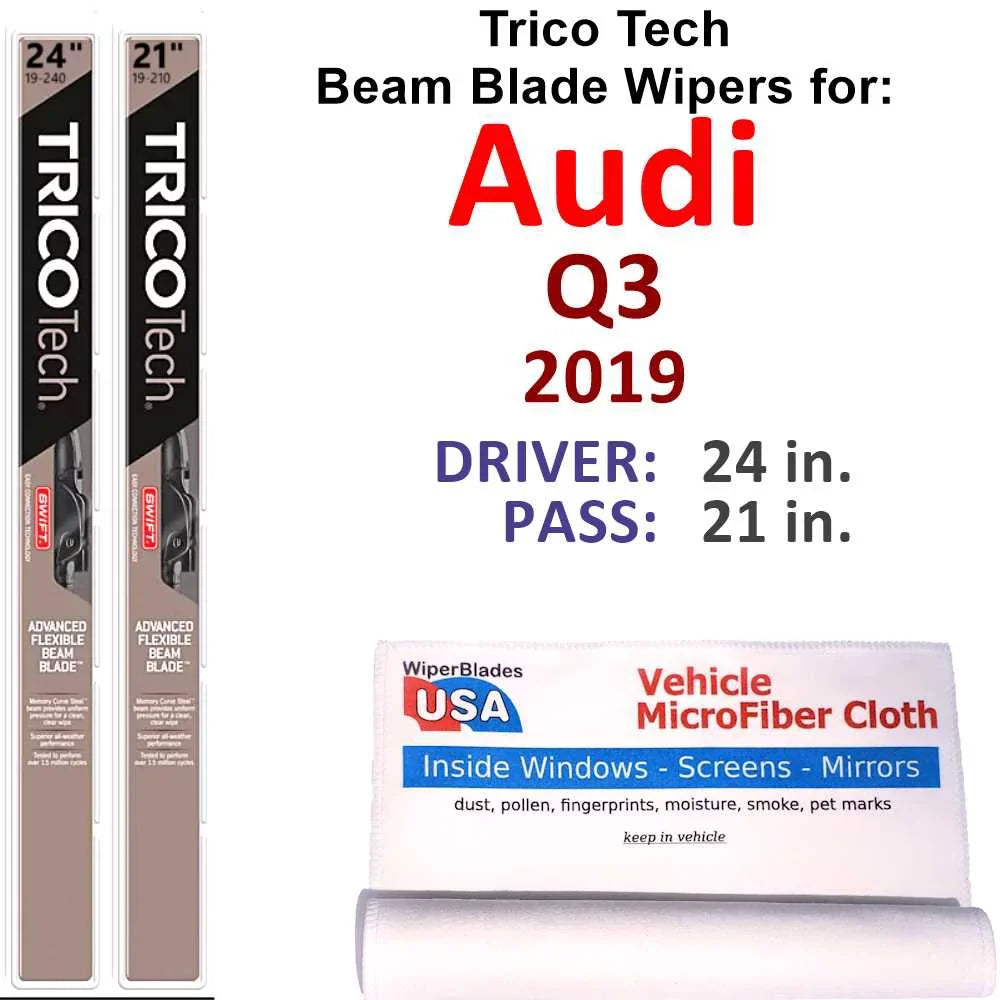2019 Audi  Beam Blade Wipers (Set of 2)