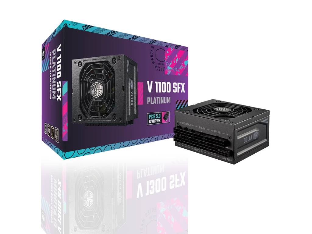 Cooler Master   Platinum Fully Modular, Fully .0, 1100W , 80+ Platinum Efficiency,  Bracket Included,  Form Factor (---)