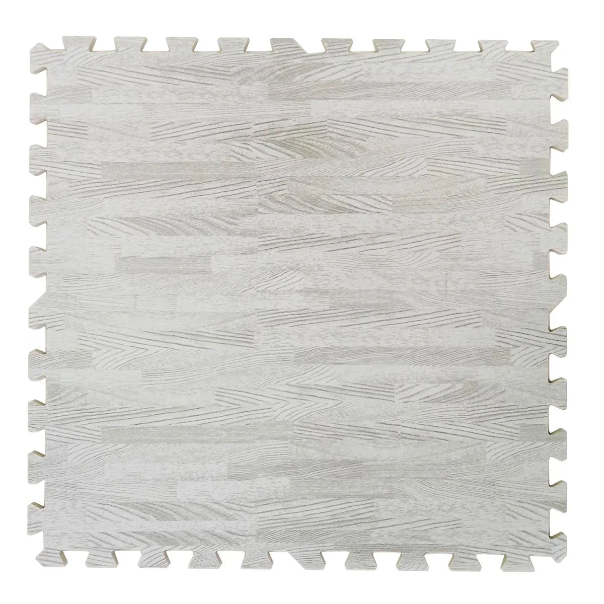 Home Aesthetics 100 Sq. Ft 3/8 Inch Thick Interlocking Foam Mats Flooring, White