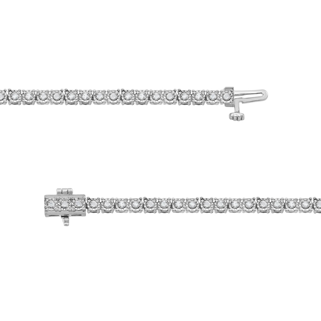 Arista 1/2 Ct Diamond Tennis Bracelet for Women in Sterling Silver Mother's Day Gifts (-, )
