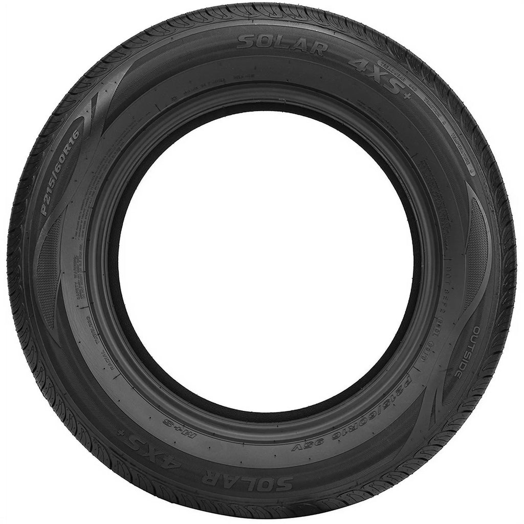 Solar 4XS + All Season 225/45R18 95W  Passenger Tire Fits: 2011-15 Chevrolet Cruze , 2012 Toyota Camry