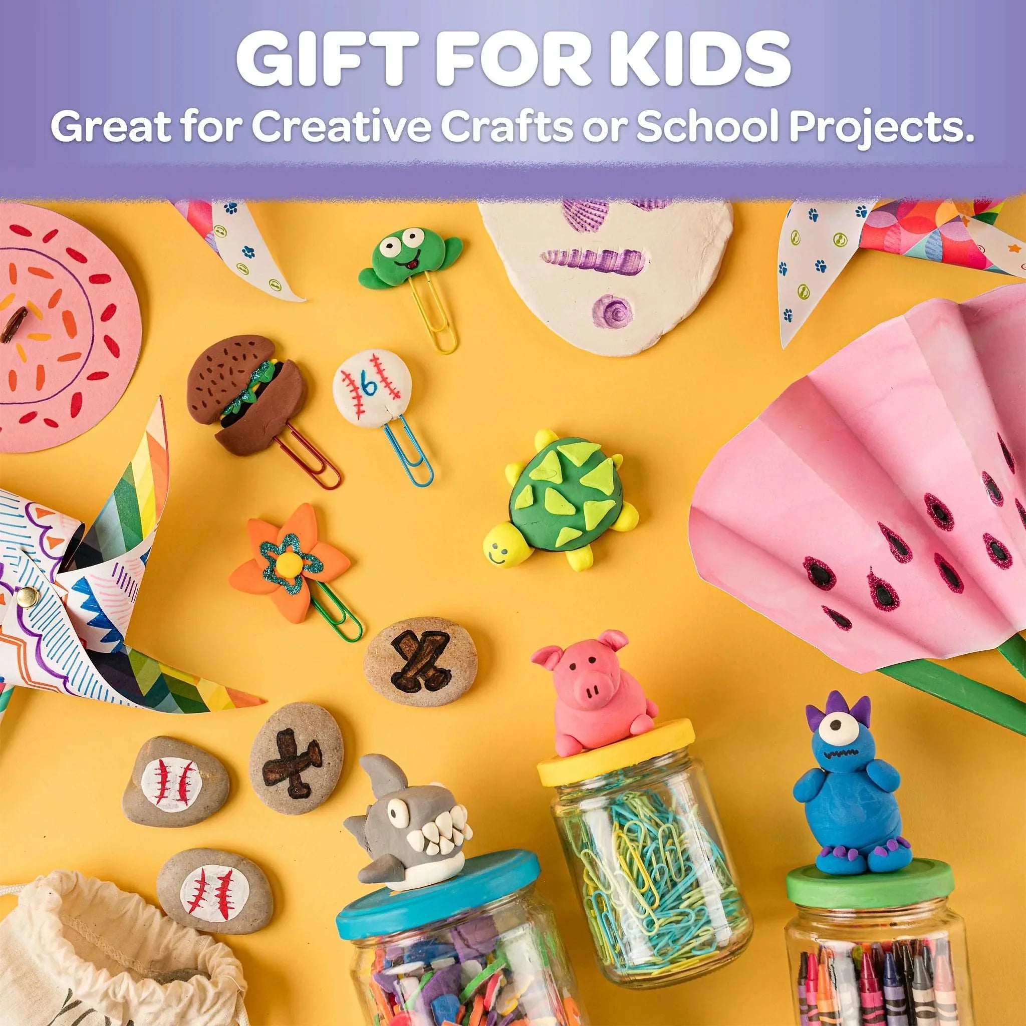 Crayola Glitter Arts and Crafts Kit, 80+ School Supplies, Glitter Toy, Creative Gift for Unisex Child