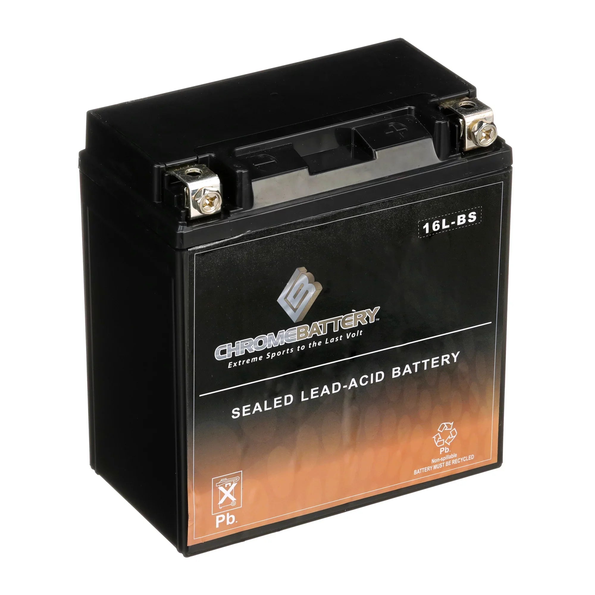 Chrome Battery - (16L- 12 Volt,14 Ah, 230 ) Jet Ski Battery for Kawasaki Jl650 Sc 1995