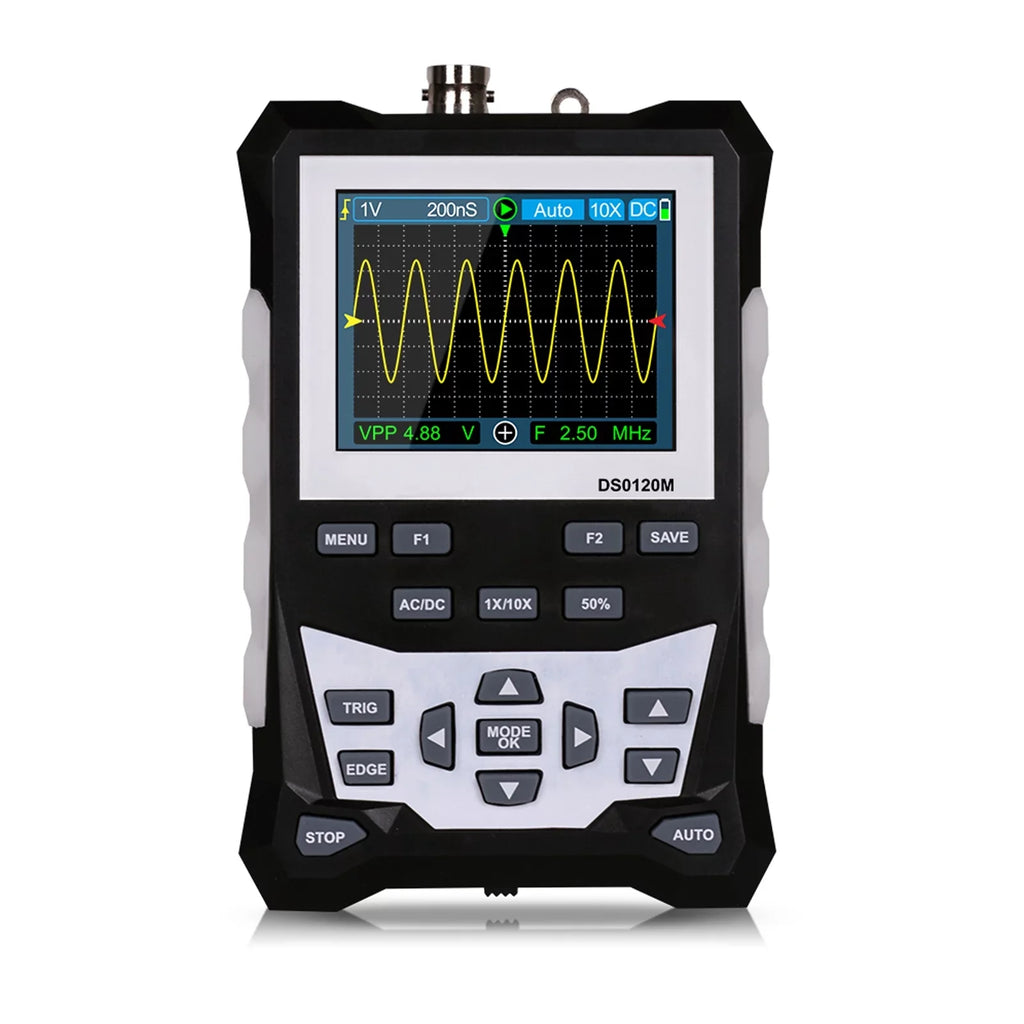 KKmoon Oscilloscope,Ds0120m 320x240 120mhz 500msa/s Inch Tft 4 Pouces Color Screen 320x240 Definition 2.4 Professional Tool Screen 120mhz Tft Color Tft Ds0120m 2 4 320x240 Resolution Professional