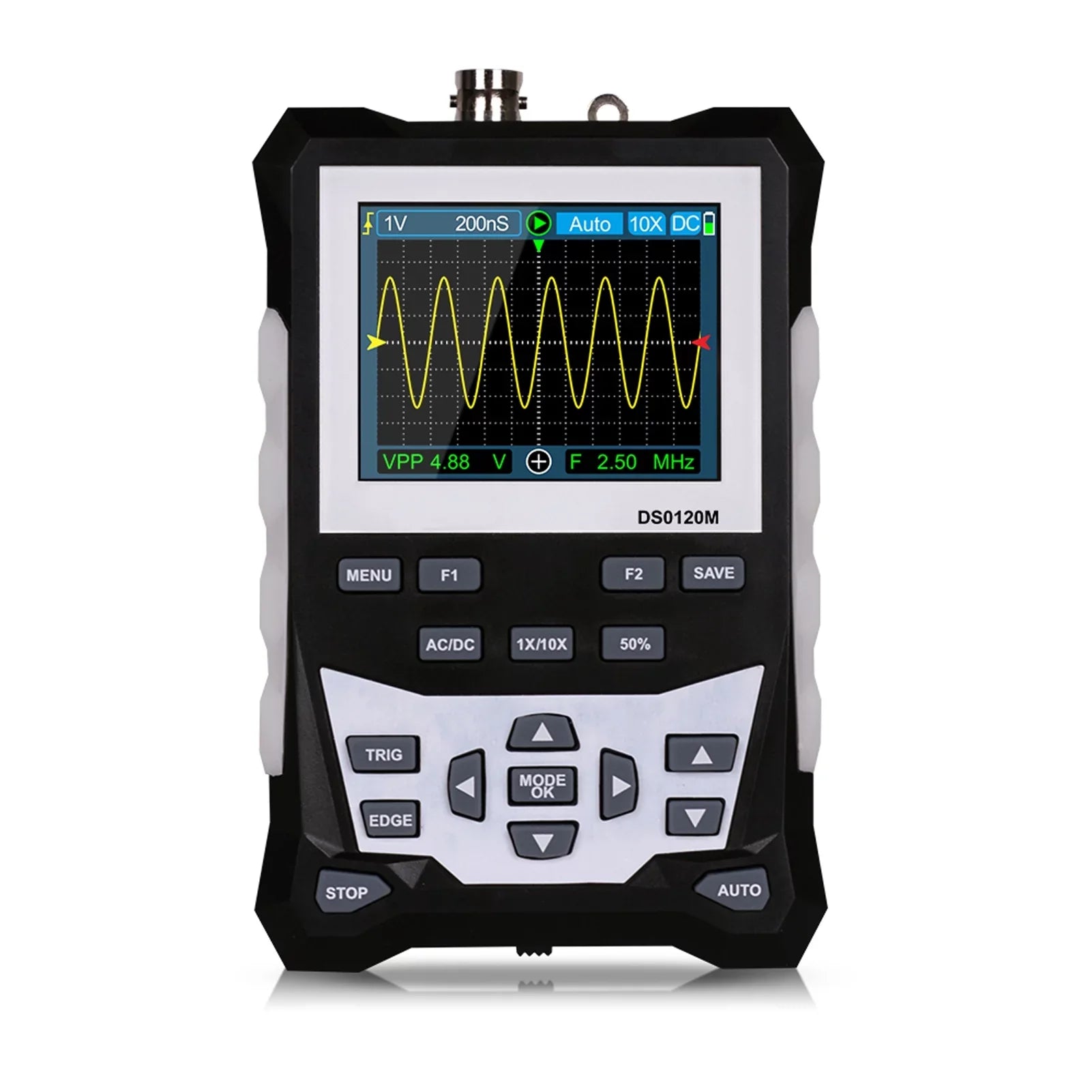 KKmoon Oscilloscope,Ds0120m 320x240 120mhz 500msa/s Inch Tft 4 Pouces Color Screen 320x240 Definition 2.4 Professional Tool Screen 120mhz Tft Color Tft Ds0120m 2 4 320x240 Resolution Professional