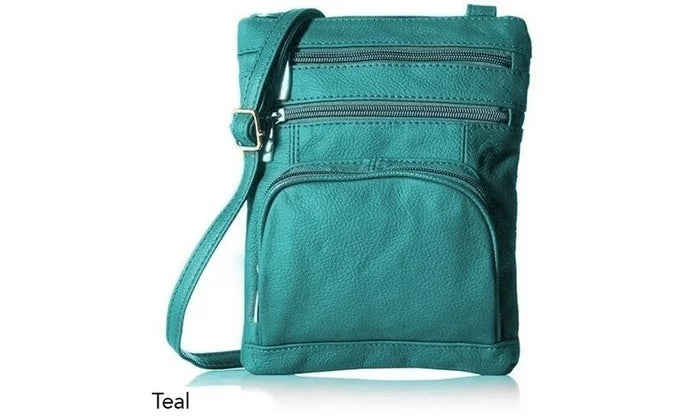 Super Soft Leather Plus Size Crossbody Bag