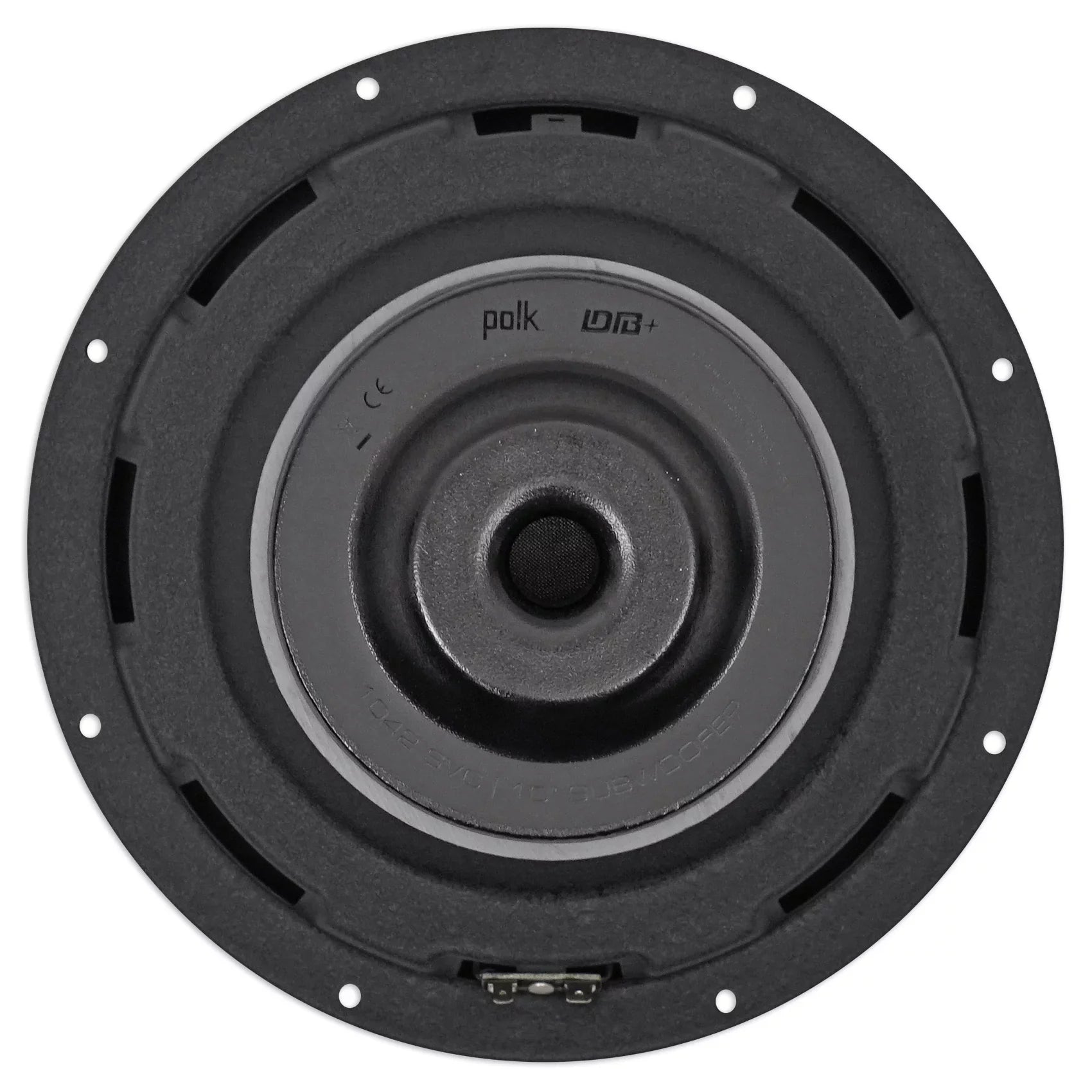 (2) Polk Audio  10” 1050w Single 4-Ohm Car/Marine Audio Subwoofers Subs