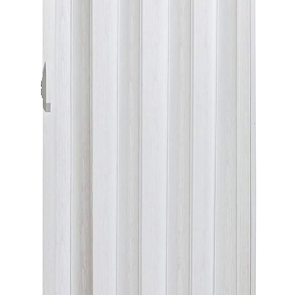 Home Products Via 36" x 80" Vinyl Hinged Single Folding Door, White