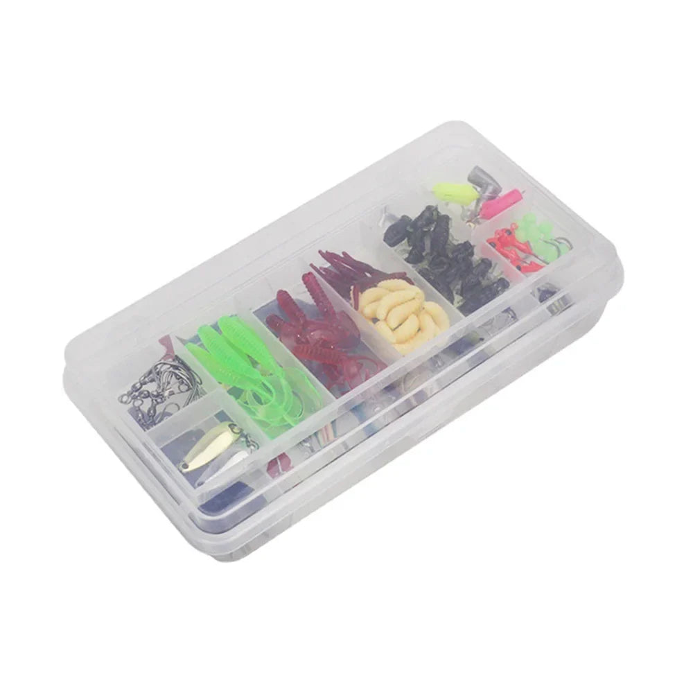 '- Fishing Lures Accessories Set Fishing Bait Set Fishing Tackle Kits Suitable for Rivers and Seas