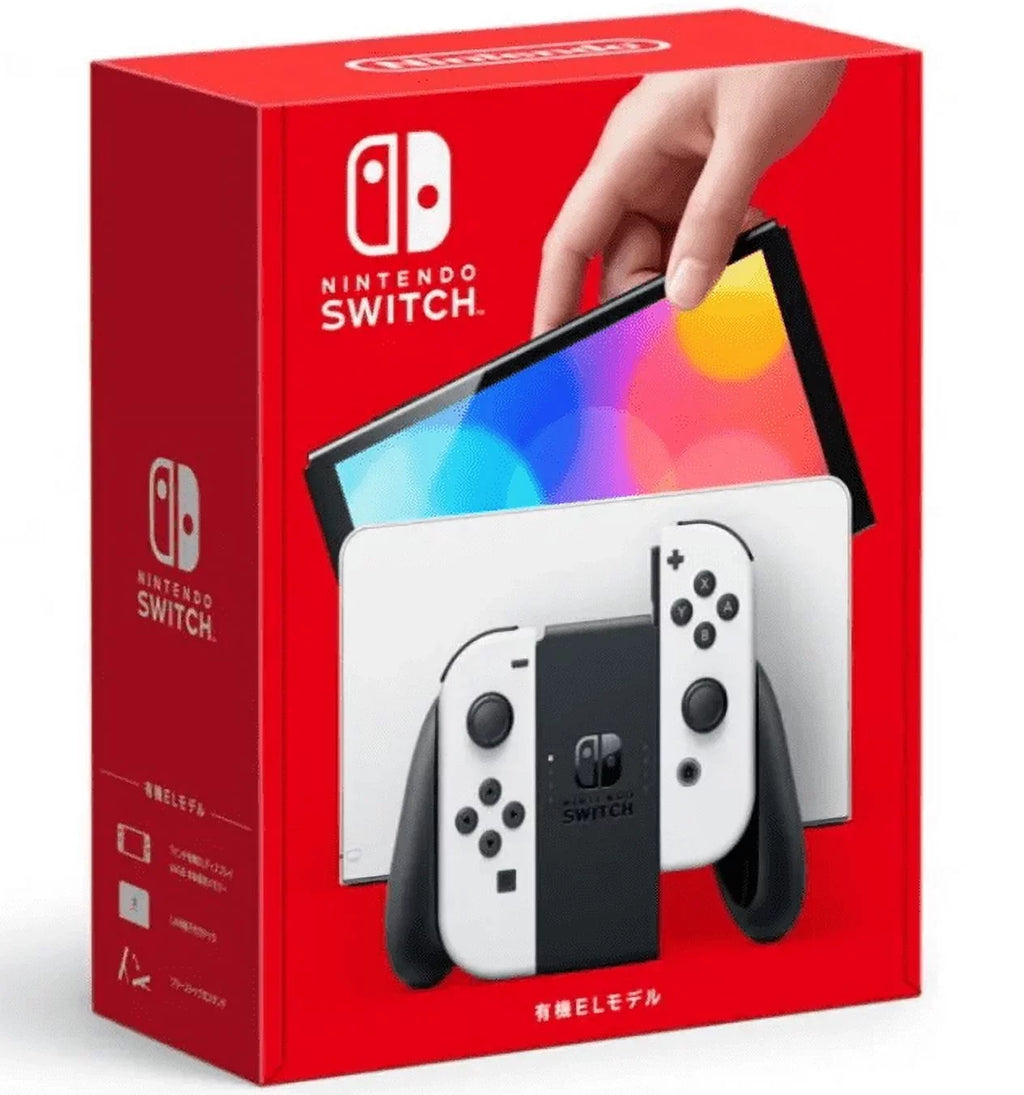 Nintendo Switch ?  (Sw Oled) Model w/ White Joy-Con-Powever Bundle-Import Edition