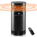 360° Surround Space Heater for Indoor Use, 1500W  Ceramic Office Heater with Thermostat, Fan Only Mode, Electric Portable Heater with Safety Protection for Office Desk