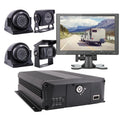 4 Channel .264 2.0MP 1080P  Mobile Vehicle Car   Video Recorder Kit with Night Vision Waterproof Side Front Rear View Car Camera 10 inches Screen