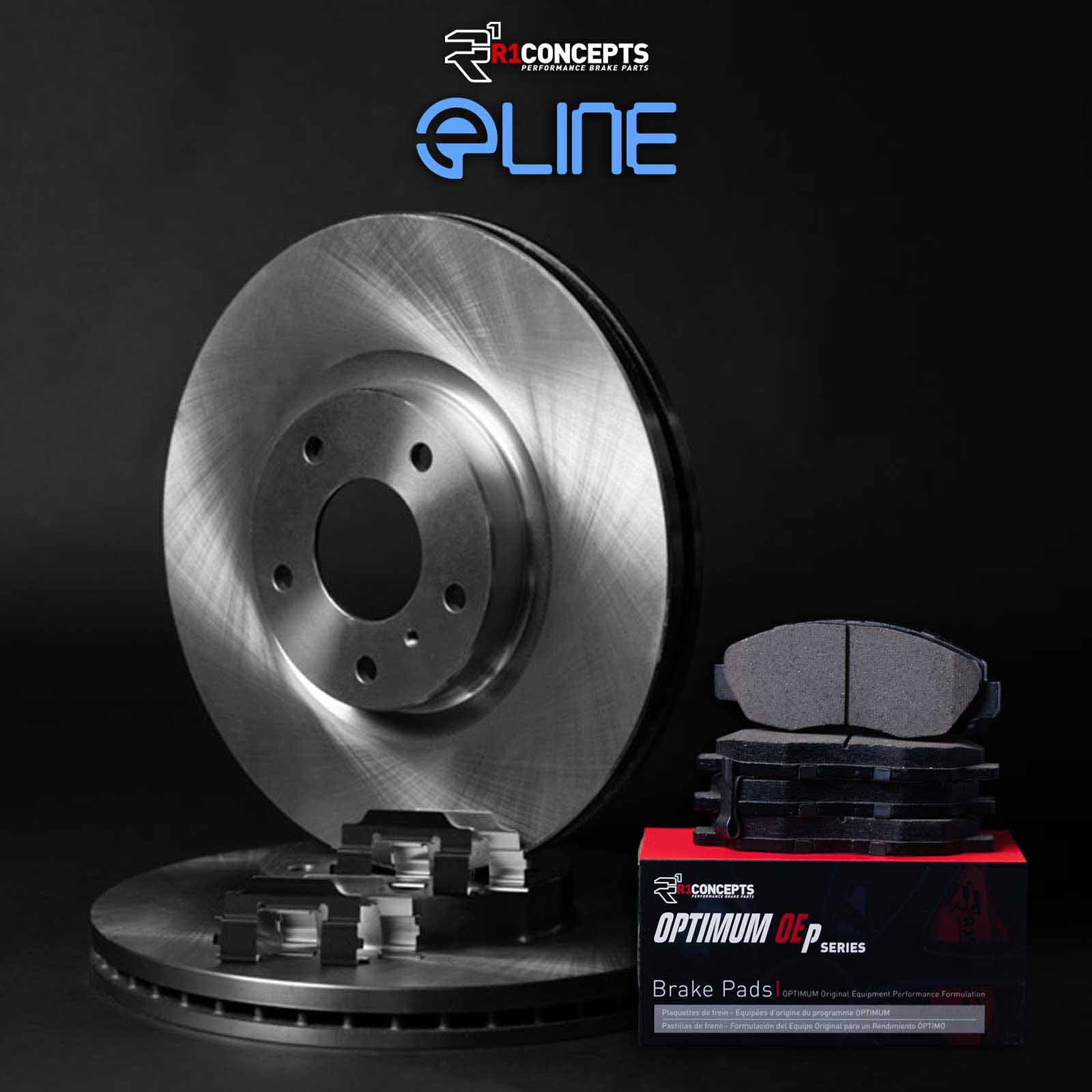 Concepts Front Brakes and Rotors Kit