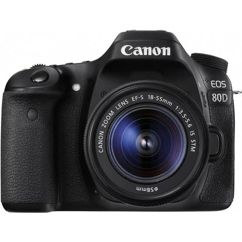 Canon  80D  Camera with 18-55mm Lens + 64GB Expo Advanced Kit
