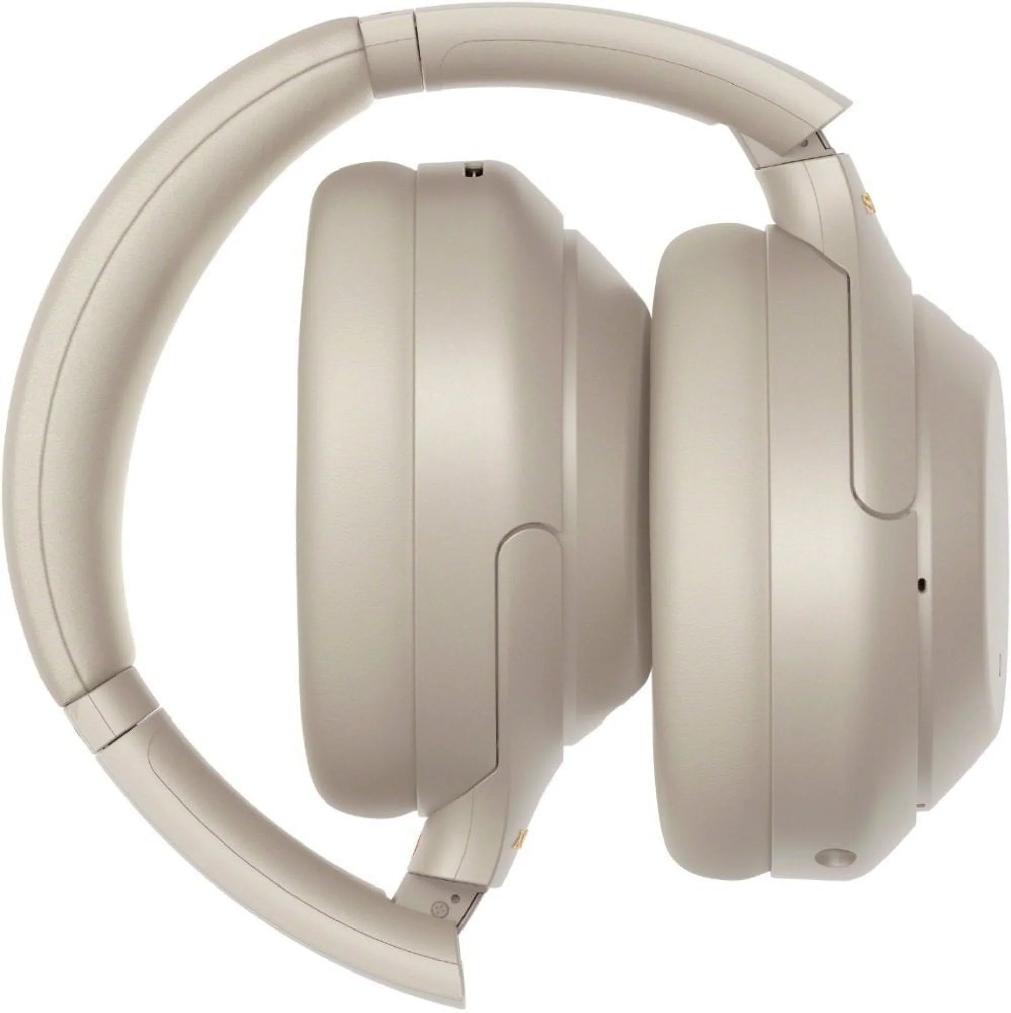 Sony -1000XM4 Wireless Noise-Canceling Over-Ear Headphones (Silver ) Bundle + Wall Charger with  Type- Cable
