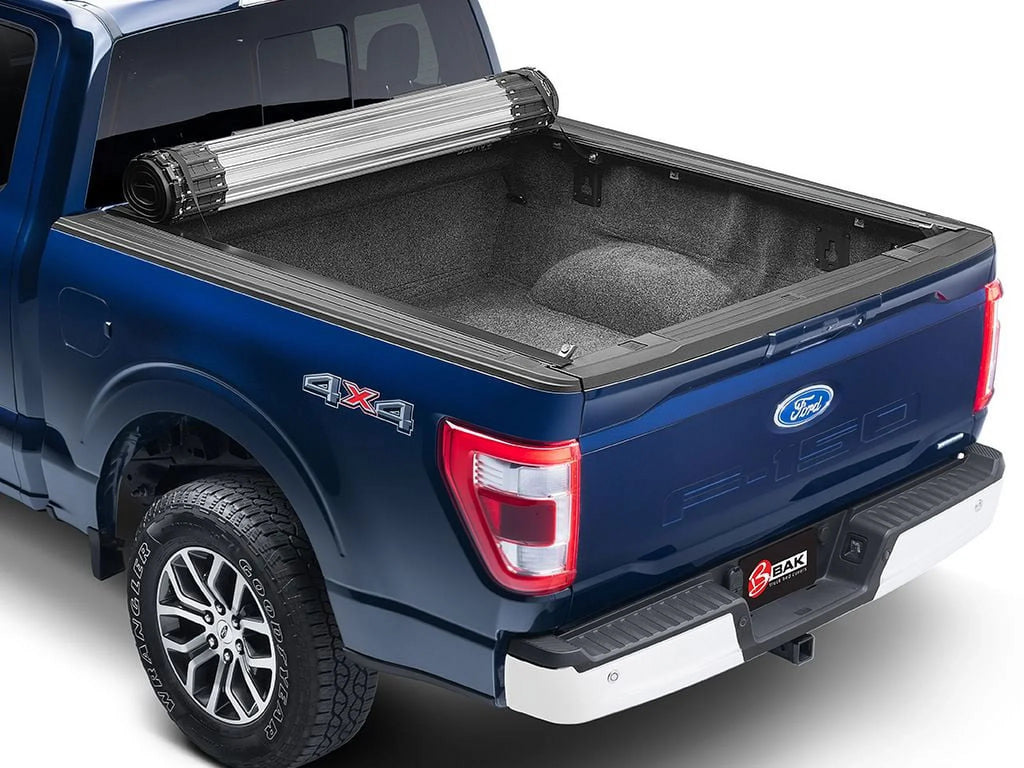 by RealTruck Revolver  Hard Rolling Truck Bed Tonneau Cover | 39329 | Compatible with 2015 - 2020 Ford -150 5' 7" Bed (67.1")