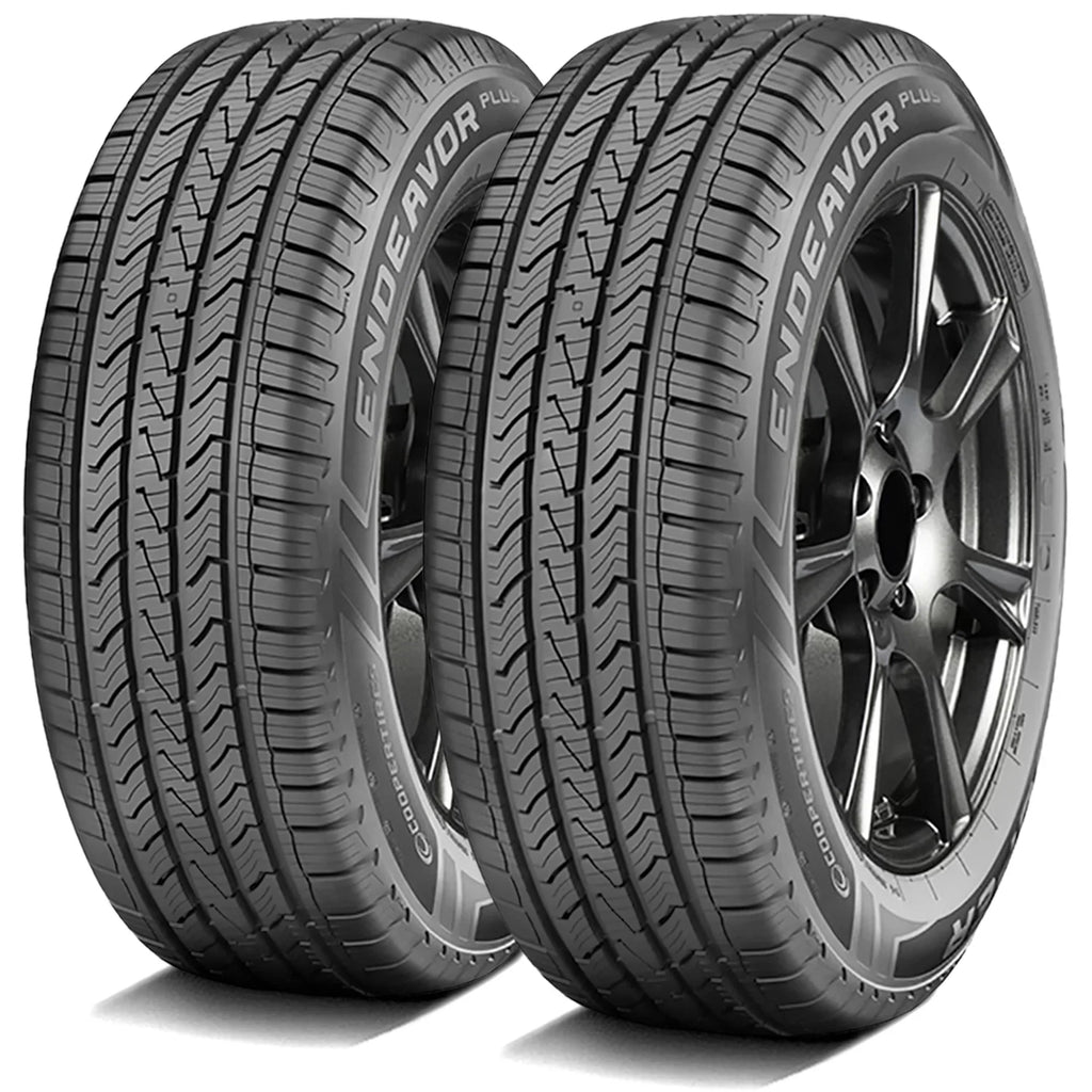 Pair of 2 () Cooper Endeavor Plus 255/60R19 109H  / All Season Tires Fits: 2010 Buick Enclave , 2021 Lincoln Aviator Base