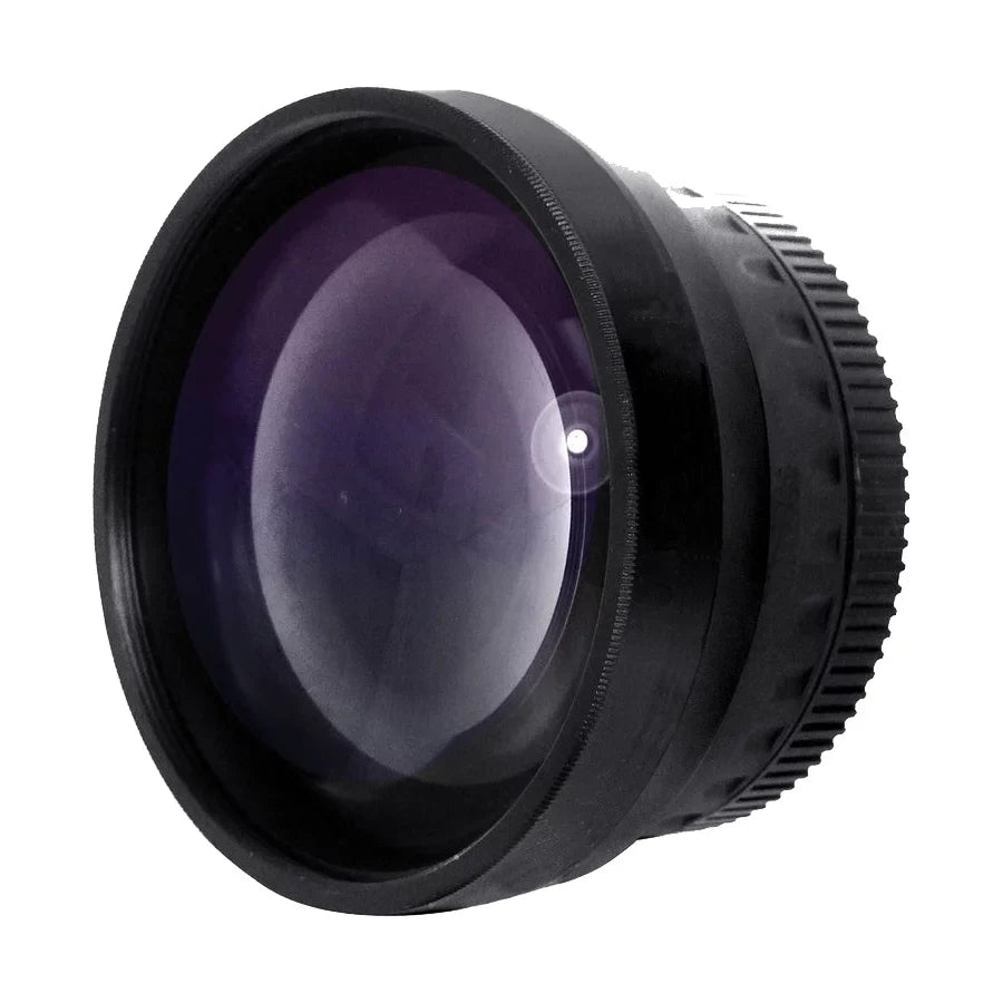 0.4x High Grade (Black) Wide Angle Conversion Lens For Olympus Stylus  -3 (Includes Lens Adapters)
