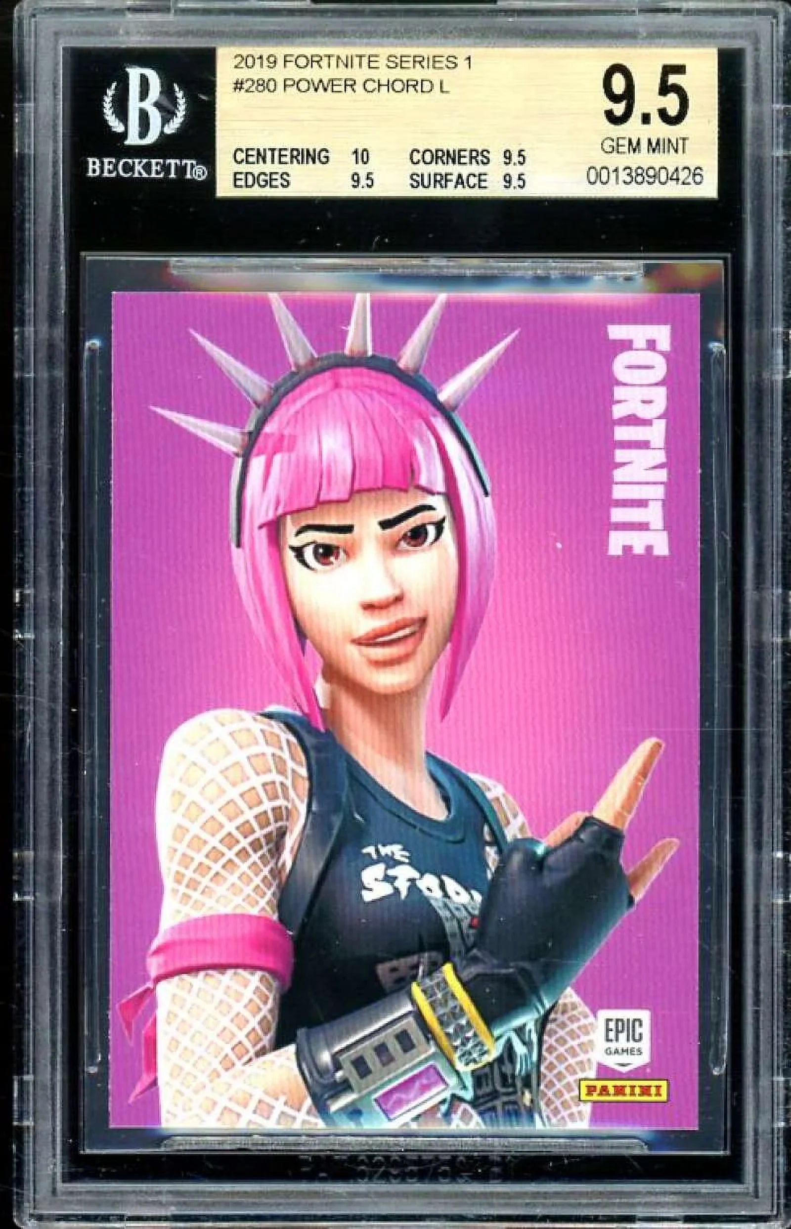 Power Chord 2019 Fortnite Series 1  #280 (pop 2)  9.5 (10 9.5 9.5 9.5)