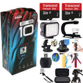 GoPro  Black Waterproof 4K Action Camera -101 + 64GB - Essential Kit