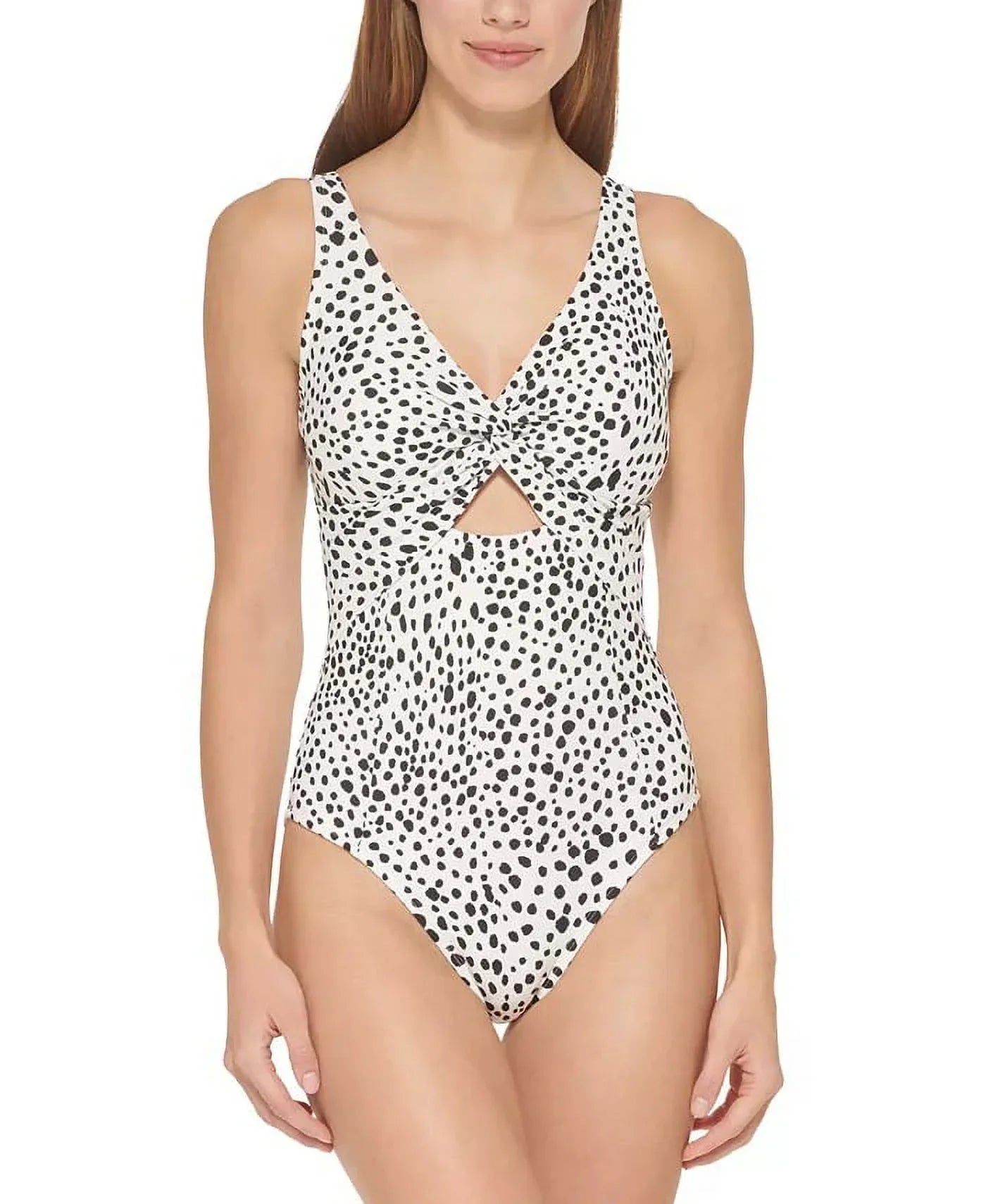 Cutout Twist One-Piece Swimsuit,  4