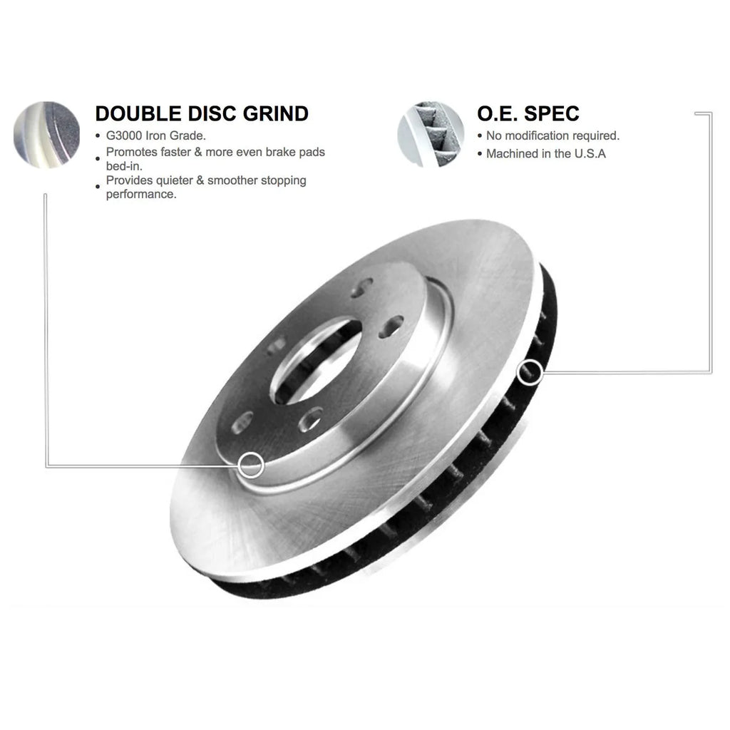 Concepts Front Brakes and Rotors Kit