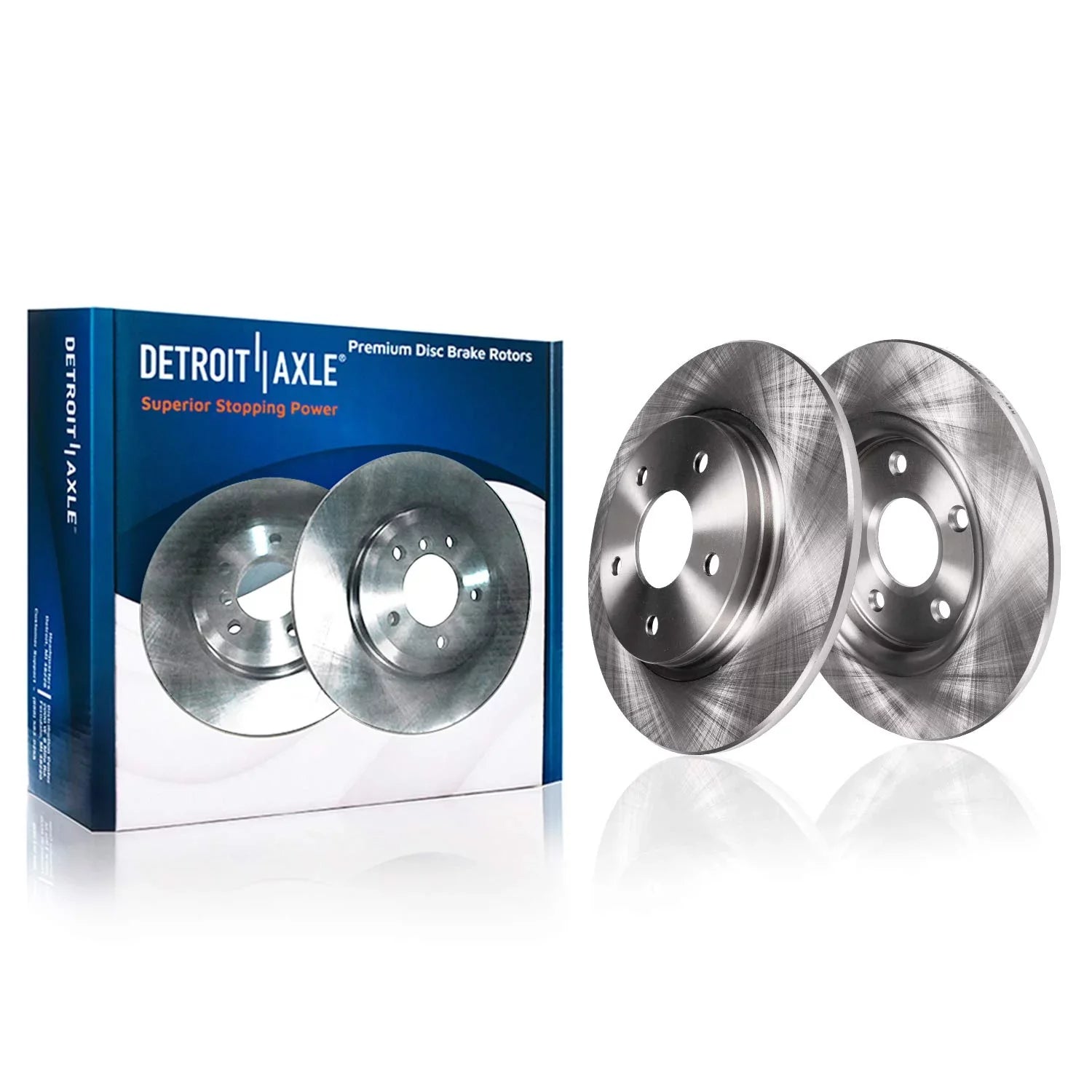 Detroit Axle - Rear Brake Rotors for Town & Country Dodge Grand Caravan Journey Ram /  Routan Replacement Disc Brakes Rotors: 12.01" Inch Rotor