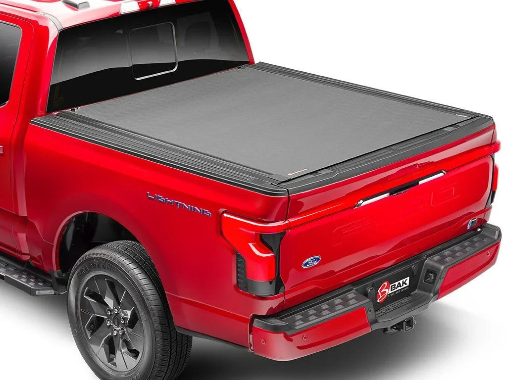 by RealTruck Revolver X4s Hard Rolling Truck Bed Tonneau Cover | 80338 | Compatible with 2021 - 2023 Ford -150 8' 2" Bed (97.6")