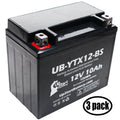 3-Pack UpStart Battery Replacement for 2003 Suzuki - 1000  Factory Activated, Maintenance Free, Motorcycle Battery - 12V, 10Ah, --