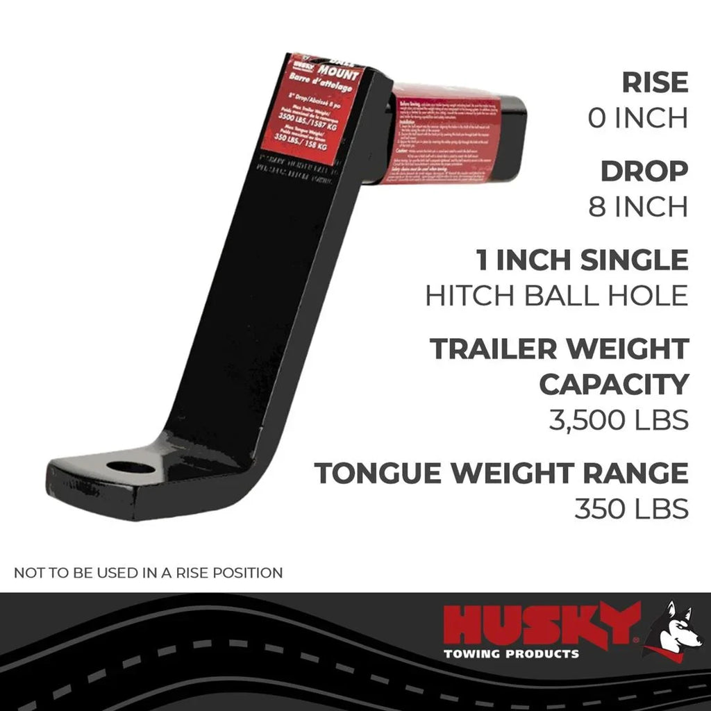Husky Towing 31361 2" Receiver Trailer Hitch Ball Mount