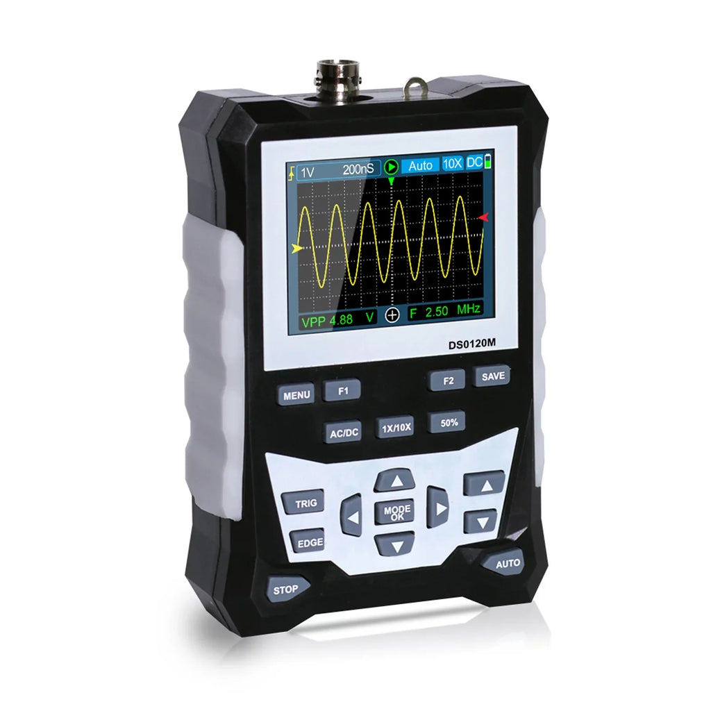 KKmoon Oscilloscope,Ds0120m 320x240 120mhz 500msa/s Inch Tft 4 Pouces Color Screen 320x240 Definition 2.4 Professional Tool Screen 120mhz Tft Color Tft Ds0120m 2 4 320x240 Resolution Professional