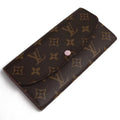 Pre-Owned   Portefeuil Emily Long Wallet Monogram Rose Ballerine   Women's (Good)