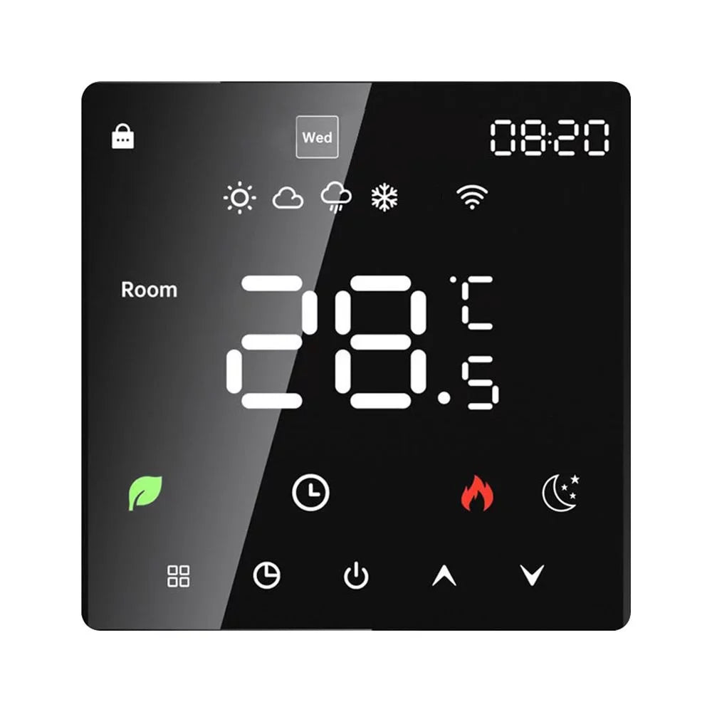 Andoer Thermostat,Water Device With Display Temperature Water Lcd Temperature Water Device WeeklyAmmableAmmable Function Dalynn  Display