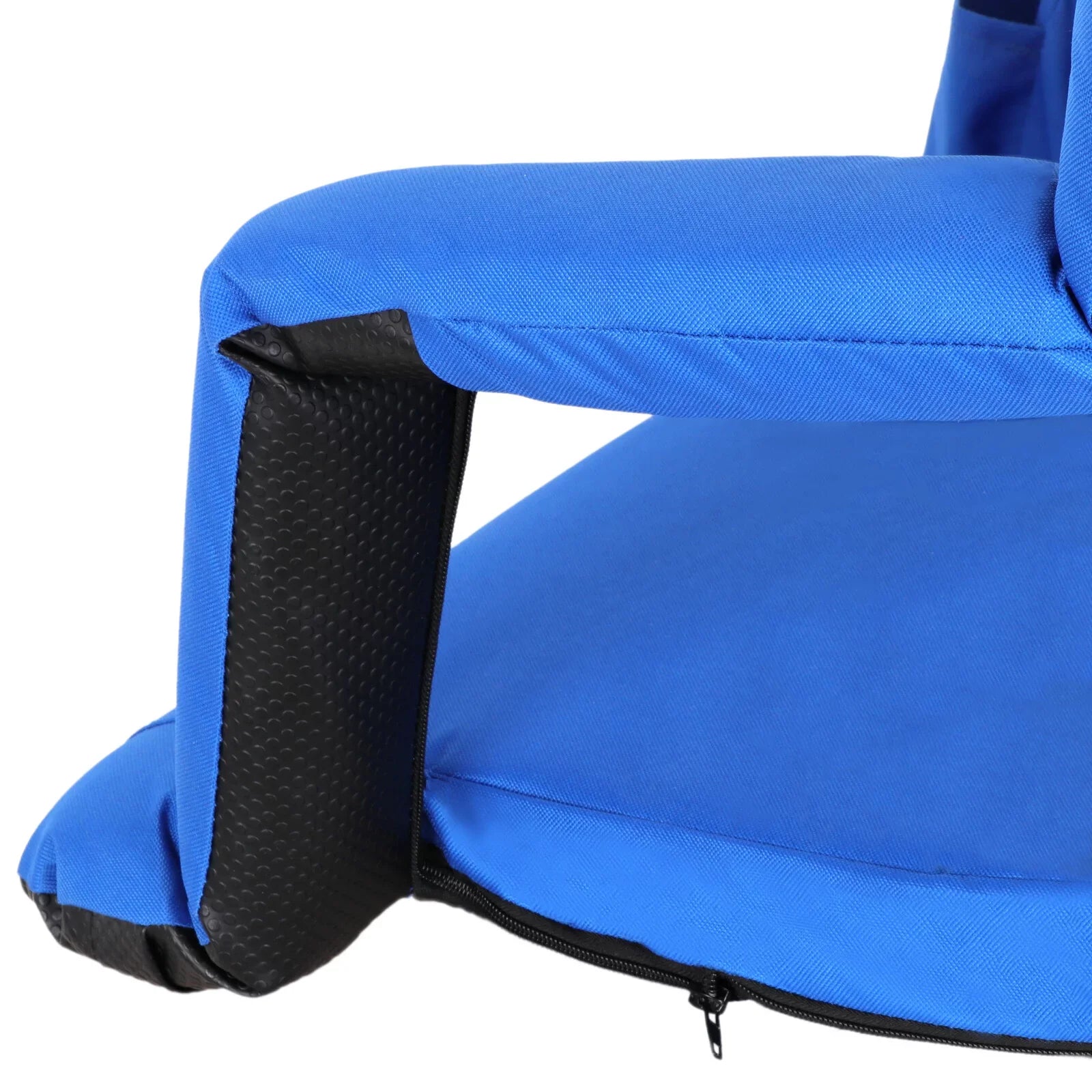 HomGarden Portable Folding Stadium Seat Chair Padded Cushion Bleacher, Blue