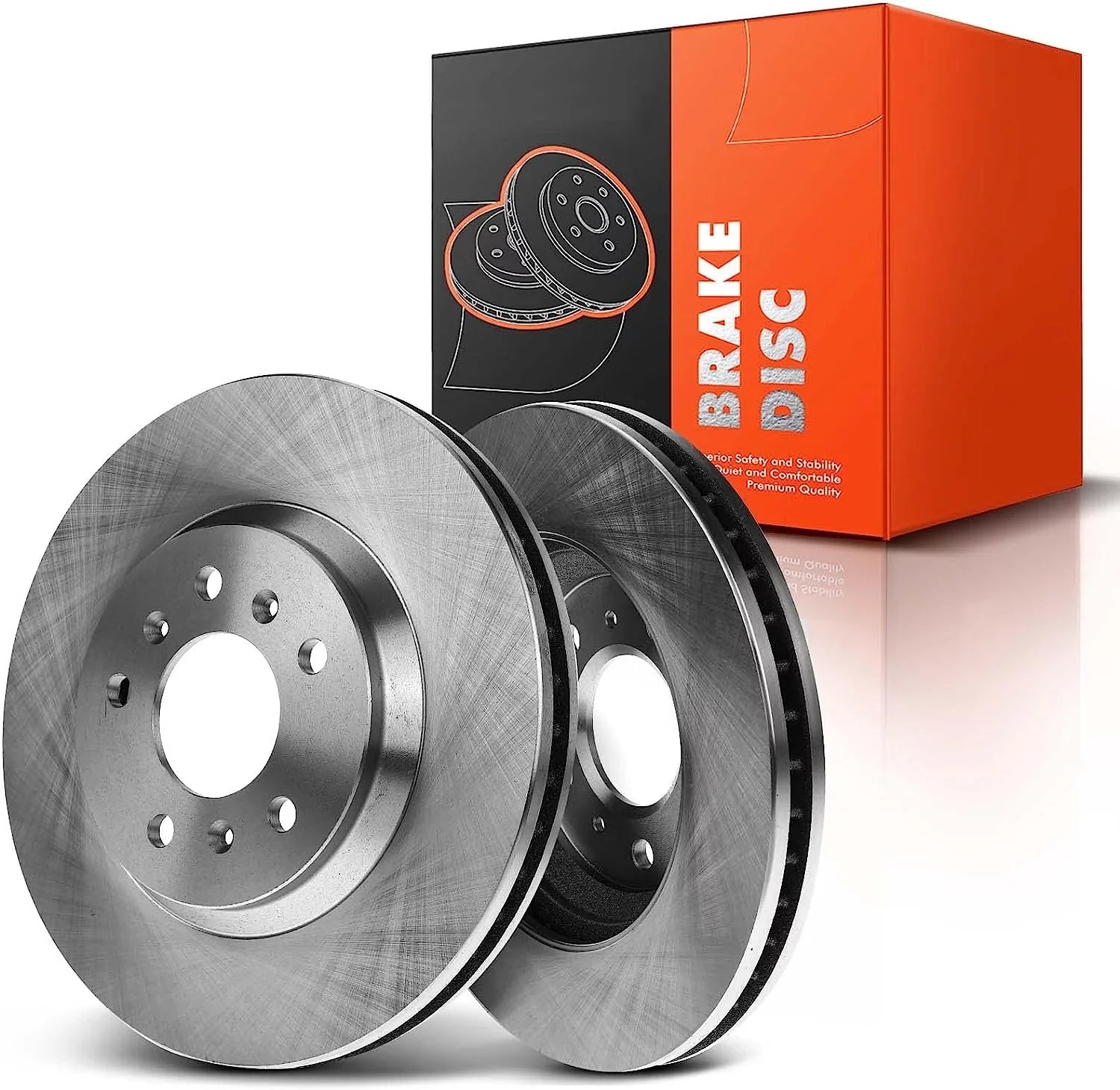 '-Premium Front Disc Brake Rotors Set Compatible with Chevrolet Impala 2006-2013 Impala Limited 2014-2016 Monte Carlo 2006-2007 Buick Lucerne