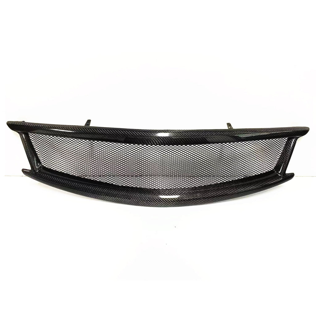 Front Car Bumper Grille Grill for Infiniti   Nissan Skyline 2010-2014 Sedan Carbon Fiber
