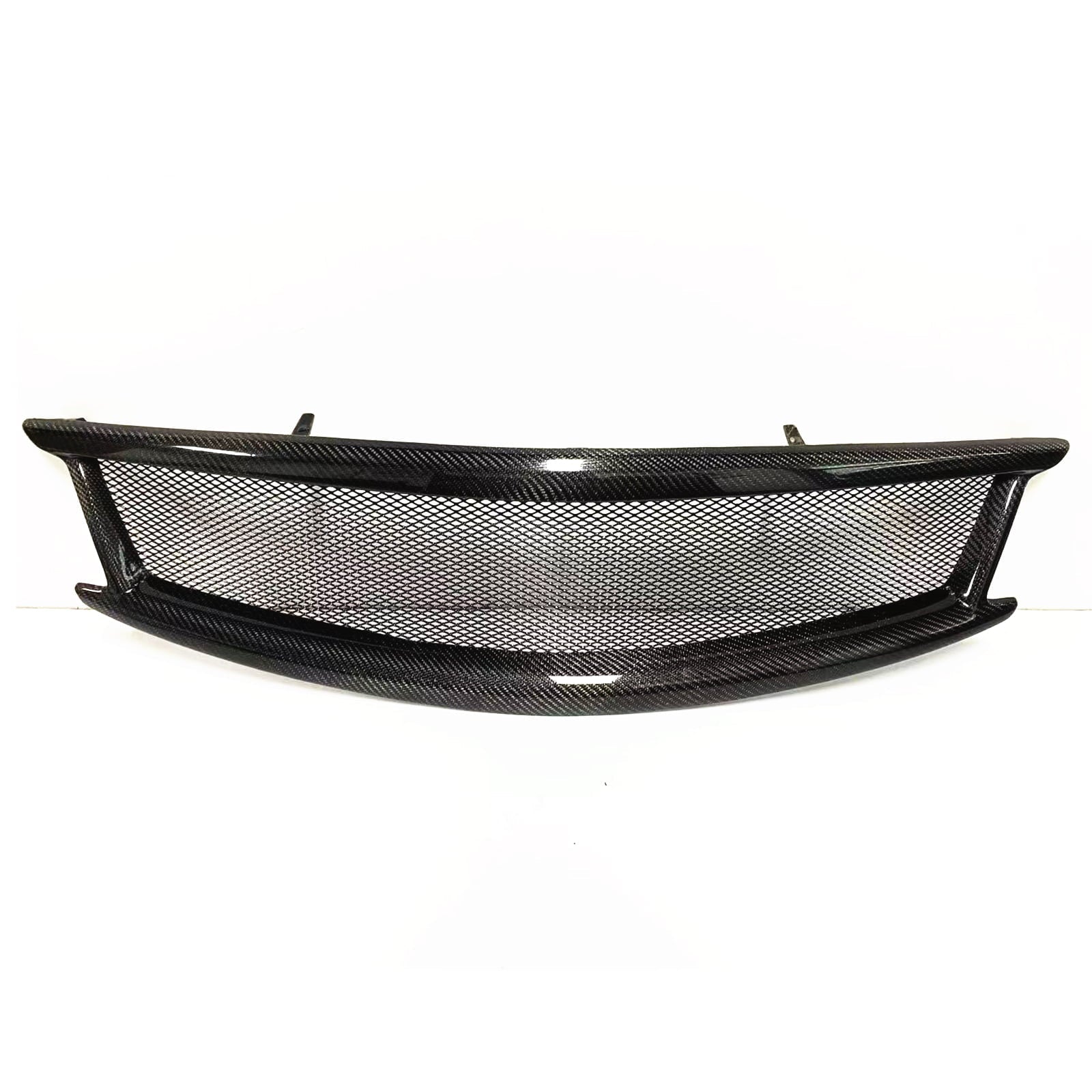 Front Car Bumper Grille Grill for Infiniti   Nissan Skyline 2010-2014 Sedan Carbon Fiber