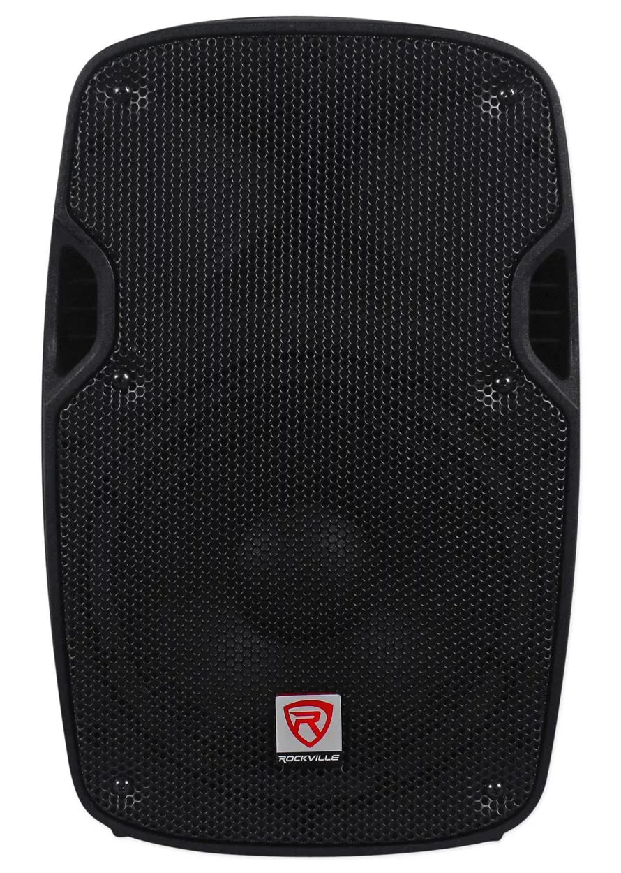 2) Rockville  8“ 800W 4 Ohm  Speakers  Cabinet+ 1000w Amplifier