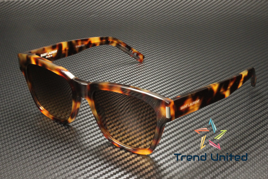 560 003 Squared Acetate Havana Brown 54 mm Unisex Sunglasses