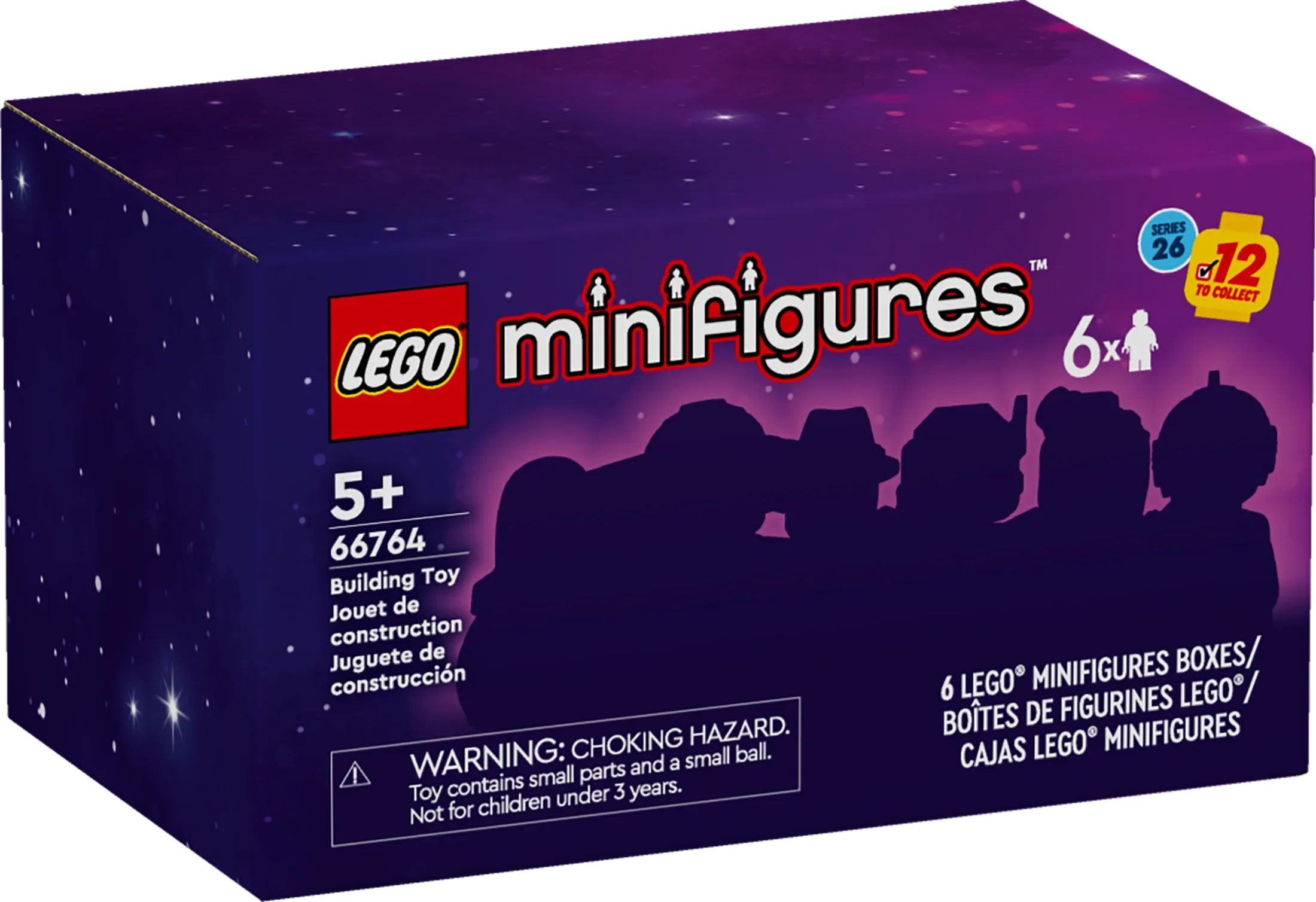 Minifigures Series 26 Space 6 Pack, Multi Pack of Collectible Minifigures for Kids, Sci-Fi Toy Building Set for Independent Play, Gift Idea for Boys and Girls Aged 5 Years Old and Up, 66764