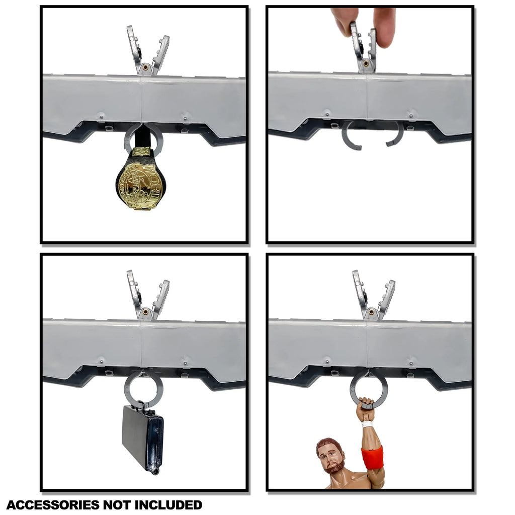 Shark Cage & Grab The Gear Playset for  Wrestling Action Figures