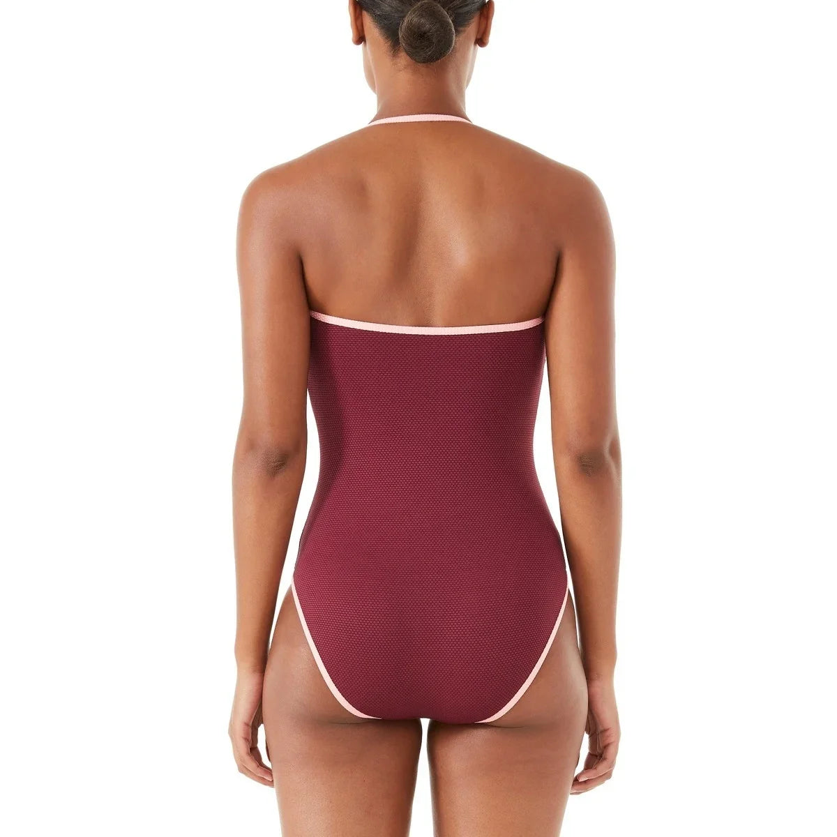 Kate Spade New York  Pique Convertible One-Piece Swimsuit,  Large