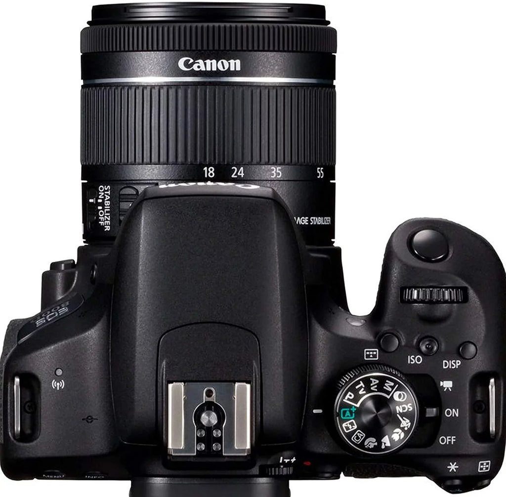 Canon  800D Rebel T7i  Camera w/- 18-55mm /4-5.6 is  Zoom Lens + 75-300mm /4-5.6  Lens +  50mm f/1.8  Lens + 128GB Memory + Case + Tripod + Filters 40pc Bundle