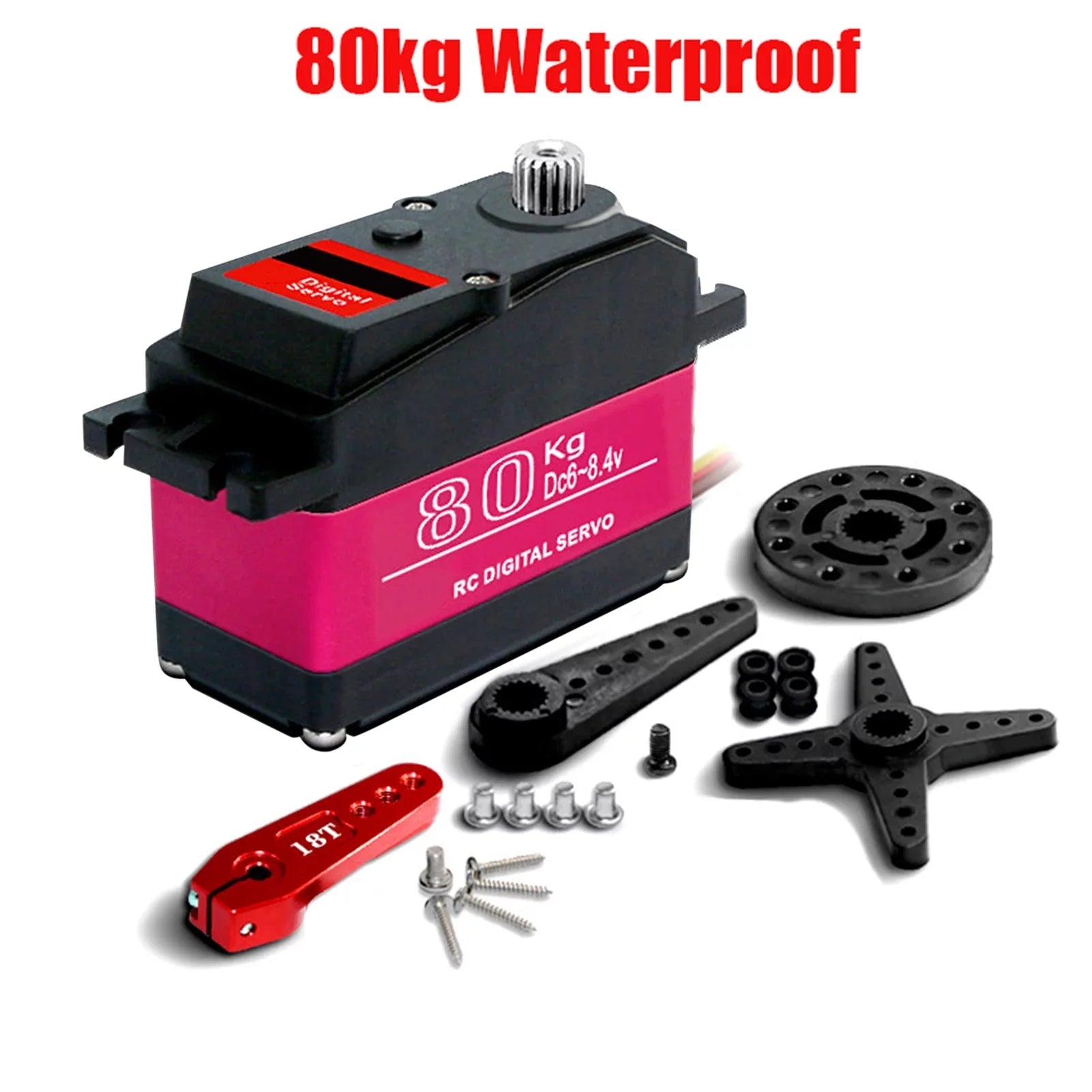 ,Waterproof 1/5 Servo Metal Torque Servo Car Baja Car  Metal 270° Torque  Servo Servo