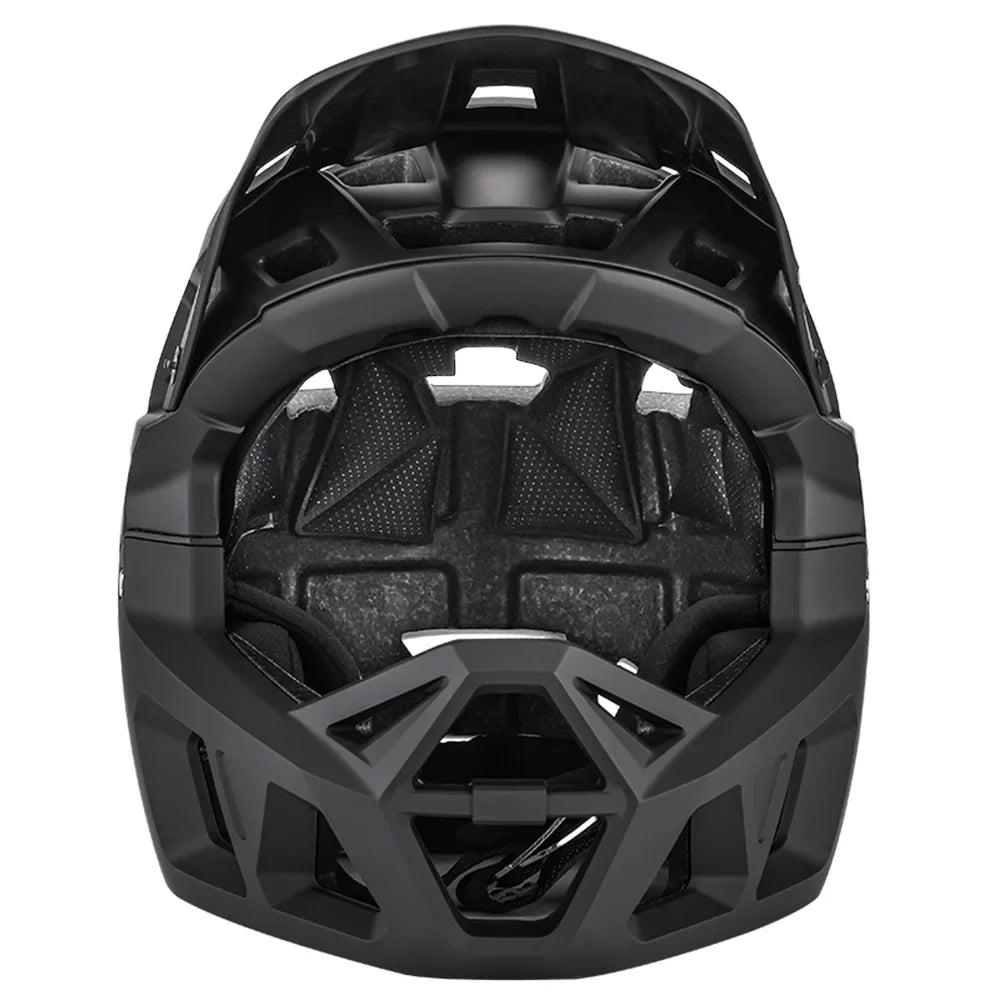 Dadypet Adult Mountain Bike Helmet - Full Face Downhill  Helmet for Men/Women, Visor, 31 Vents, 59-61cm Head Circumference