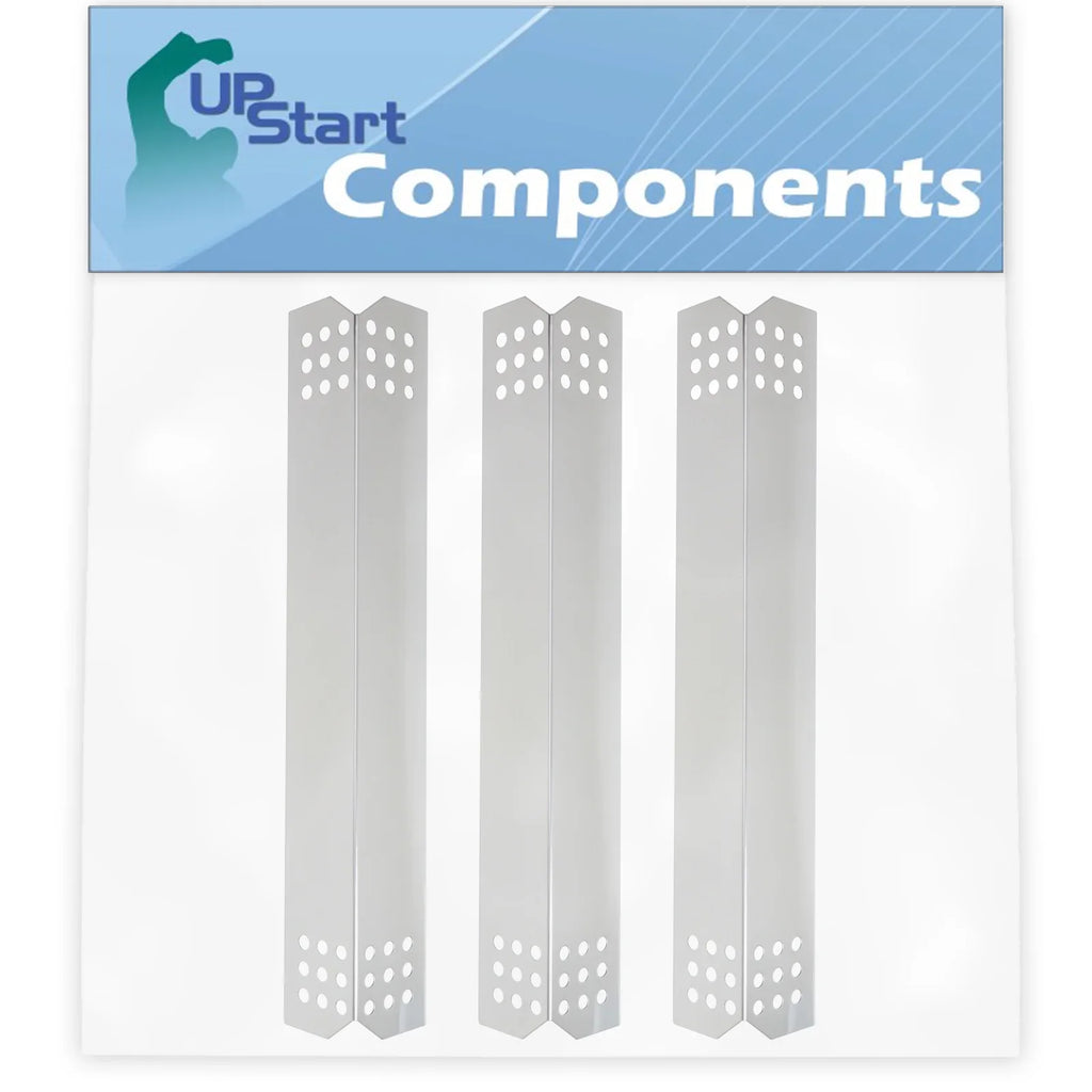 3-Pack  Grill Heat Shield Plate Tent Replacement Parts for Jenn Air 730-0709 - Compatible Barbeque Stainless Steel Flame Tamer, Guard, Deflector, Flavorizer Bar, Vaporizer Bar, Burner Cover 16 1/8"