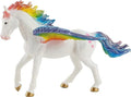 Rainbow Pegasus Realistic Fantasy Toy Replica Hand Painted Figurine