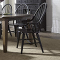 Windsor Back Arm Chair,     , Black