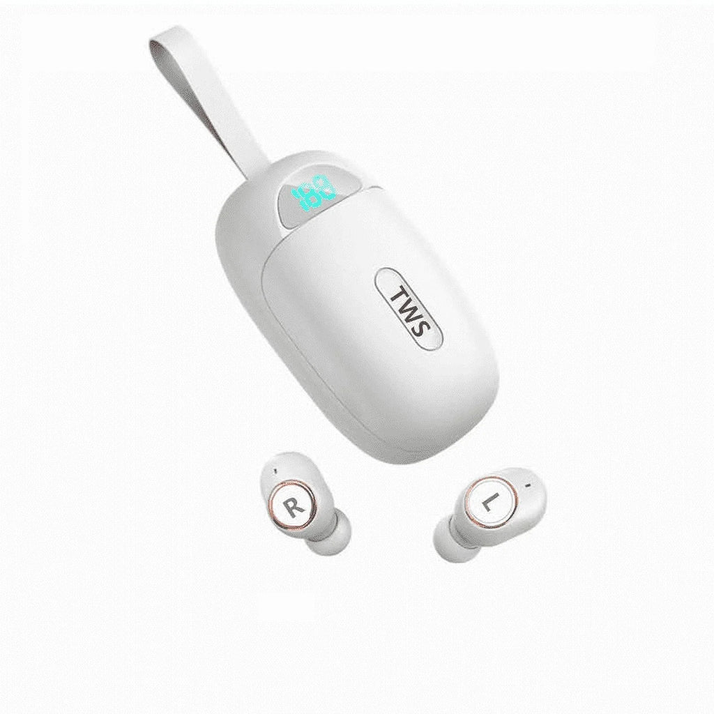 Wireless Earbuds For Samsung Galaxy  mini Duos , with Immersive Sound True 5.0 Bluetooth in-Ear Headphones with 2000mAh Charging Case Stereo Calls Touch Control  Sweatproof Deep Bass