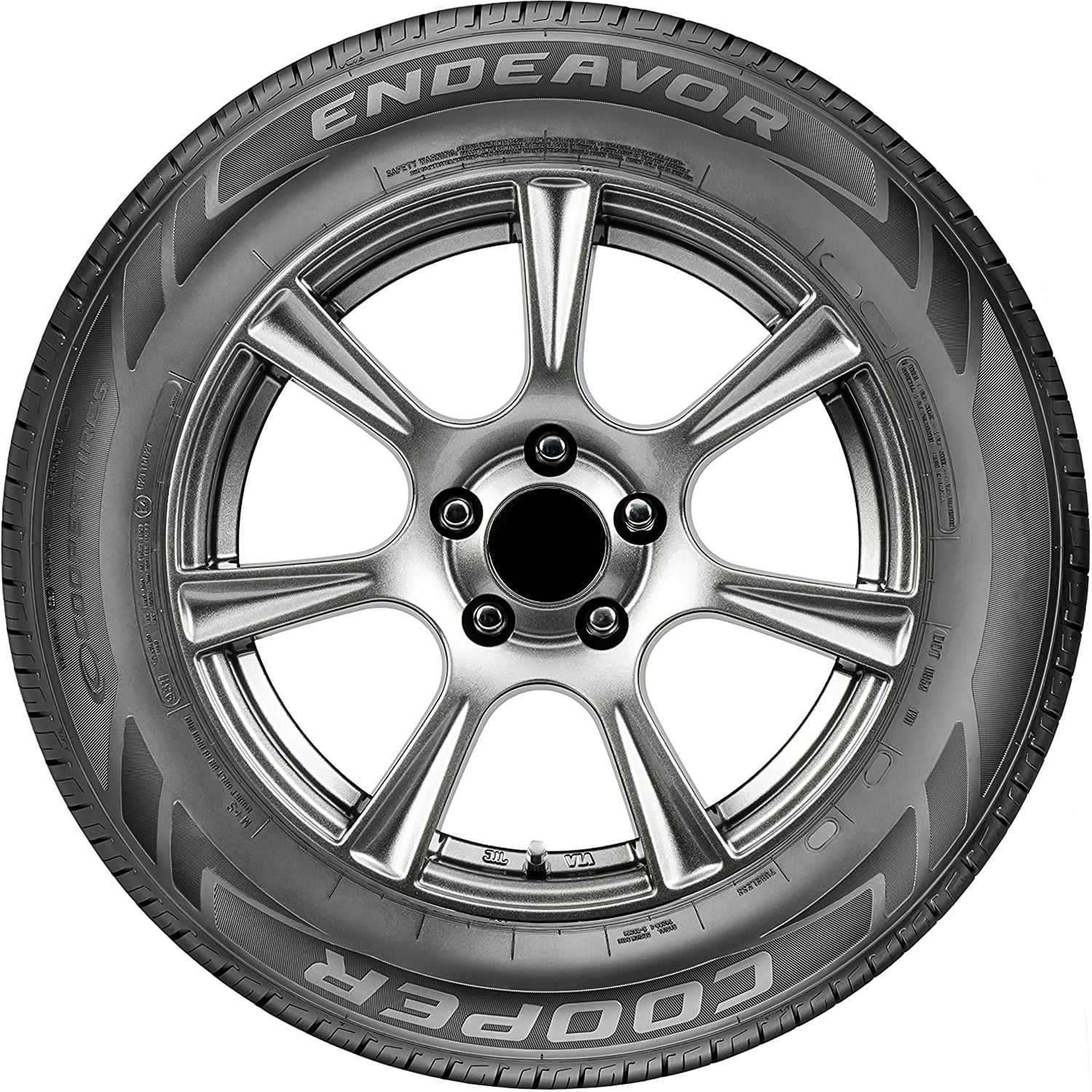 Set of 4 () Cooper Endeavor 225/50R17 98V   / All Season Tires Fits: 2012-15 Chevrolet Cruze , 2012-18 Ford Focus Electric